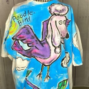 Personally-made “Poodle Bird” Tshirt